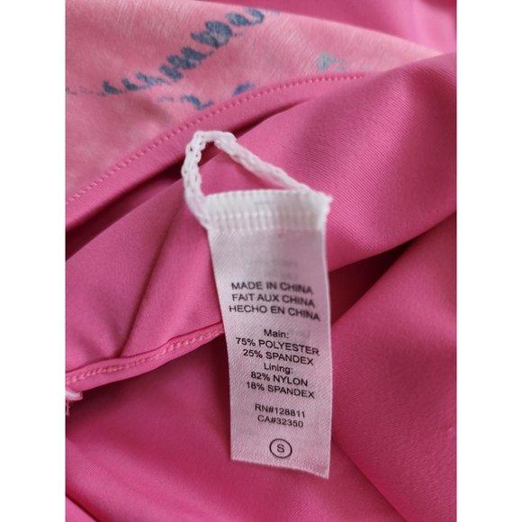 LoveShackFancy New Beach Riot Pink Floral Zip Swimsuit Small NWOT - Picture 7 of 7